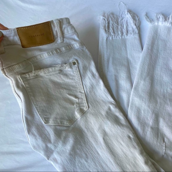 ZARA TRF Ripped Frayed Hem Skinny Jeans - Picture 3 of 6